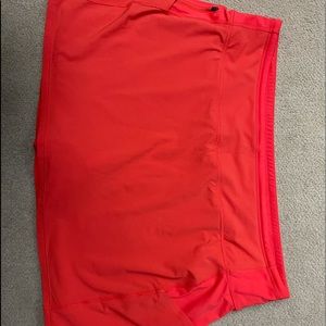 Athleta skort XL red/orange
